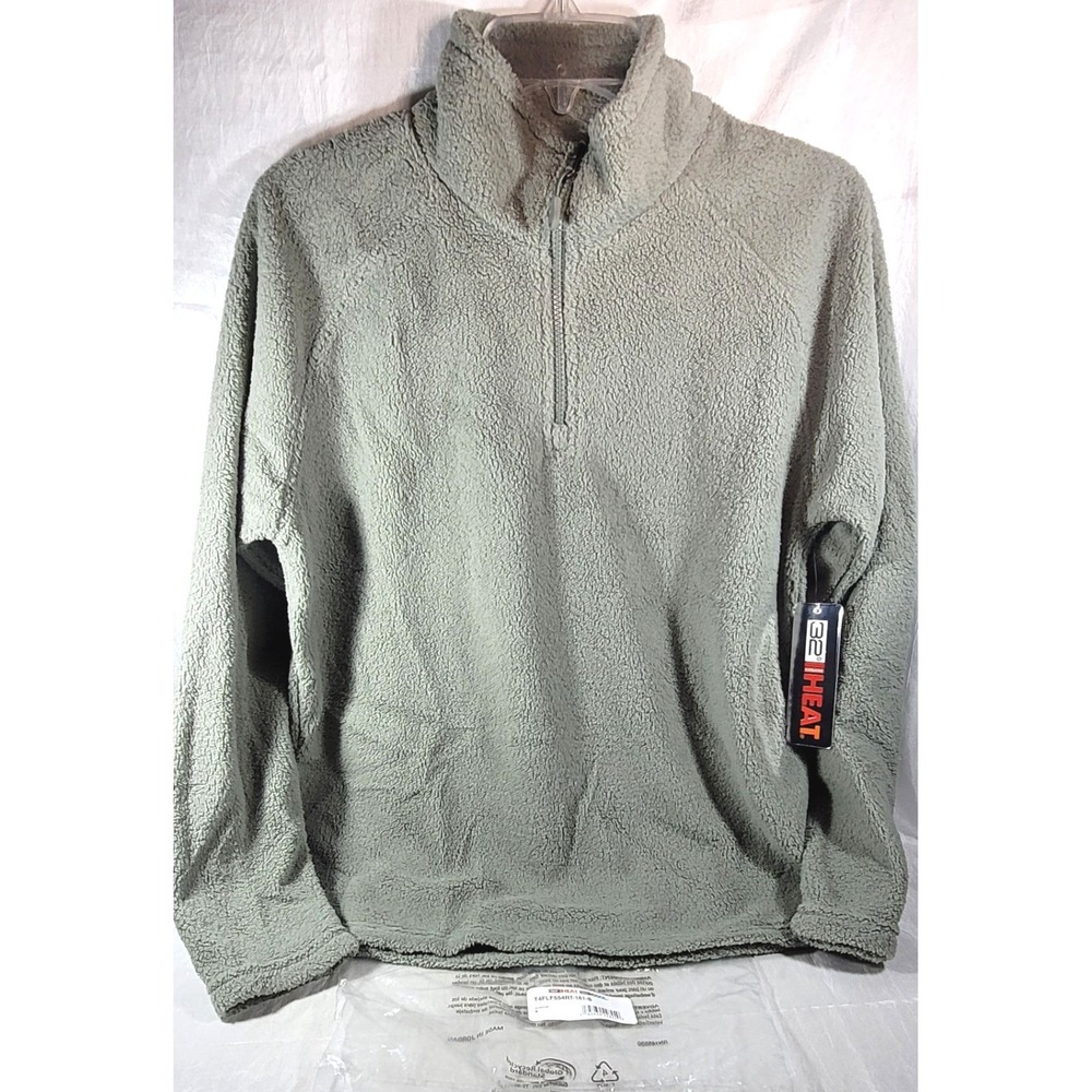 32° Degrees Women's Shorthair Sherpa 1/4 Zip Top - Shadow Gray -‎ Small - LF554